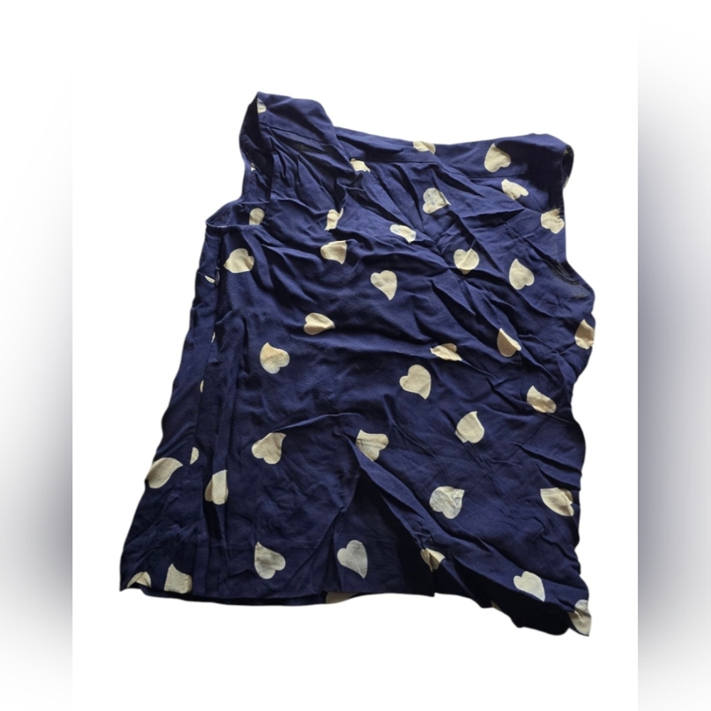 TORY BURCH heart patterned sleeveless blouse (tank top) - Picture 2 of 7